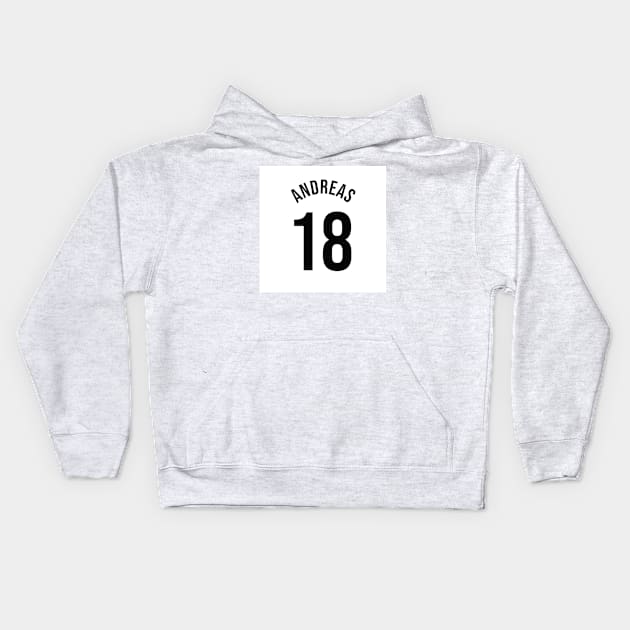 Andreas 18 Home Kit - 22/23 Season Kids Hoodie by GotchaFace